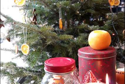 Notre déco de Noël naturelle et vitaminée!